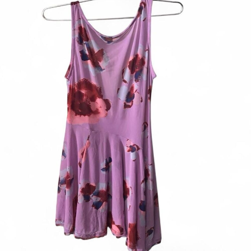 Free People Chrissy Tunic in lavender floral